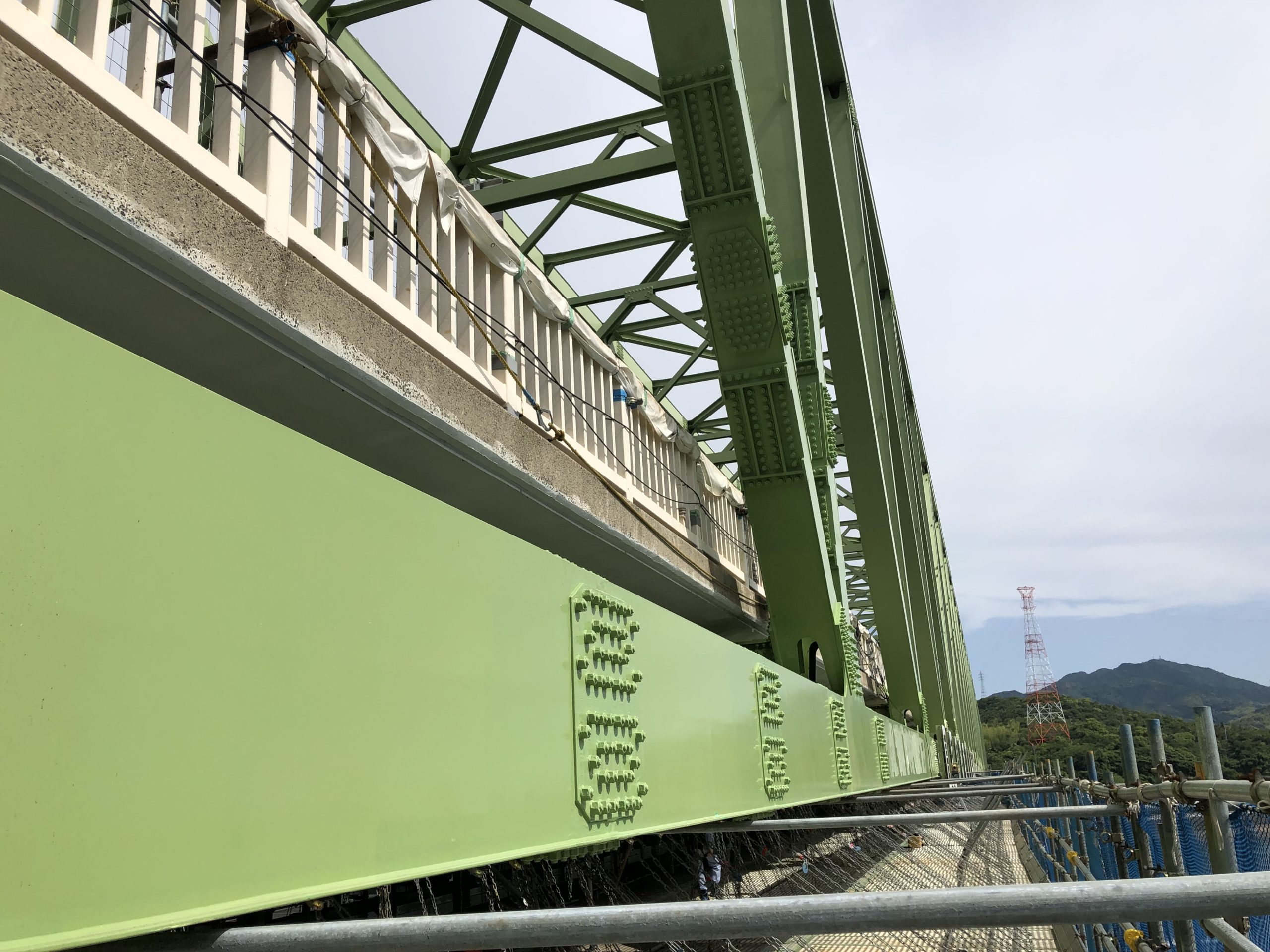 一般国道437号線大島大橋橋梁復旧工事 画像